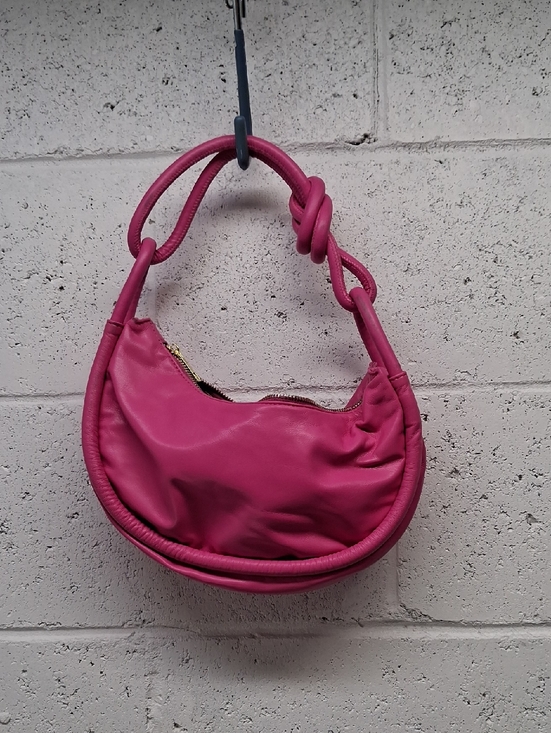 Anthropologie Handbags - Womens Anthropologie Jules Kae Stylish Pink Crescent Shoulder Bag